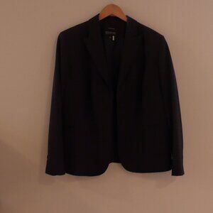 Jones New York Women's 2-Button Blazer | 16W | Dark Grey